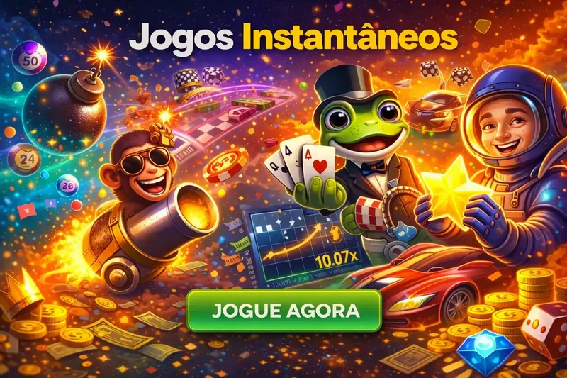 Mascotes coloridos incluindo sapo verde, macaco, astronauta celebrando jogos instantâneos com bingo, corrida, cartas e multiplicador 10.07x